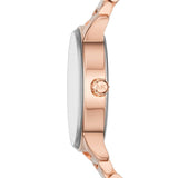 Buy Shop Michael Kors Kinley Rose Gold Dial Rose Gold Steel Strap Watch for Women - MK6210 USA Online