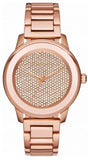 Buy Shop Michael Kors Kinley Rose Gold Dial Rose Gold Steel Strap Watch for Women - MK6210 USA Online