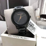 Buy Shop Michael Kors Kinley Silver Dial Black Steel Strap Watch for Women - MK5999 USA Online