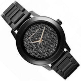 Buy Shop Michael Kors Kinley Silver Dial Black Steel Strap Watch for Women - MK5999 USA Online