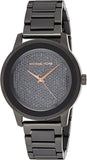 Buy Shop Michael Kors Kinley Silver Dial Black Steel Strap Watch for Women - MK5999 USA Online