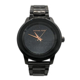 Buy Shop Michael Kors Kinley Silver Dial Black Steel Strap Watch for Women - MK5999 USA Online