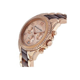 Buy Shop Michael Kors Blair Rose Gold Dial Two Tone Steel Strap Watch For Women - MK5859 USA Online