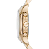 Buy Shop Michael Kors Cooper Gold Dial Gold Steel Strap Watch for Women - MK6274 USA Online