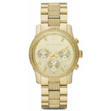 Buy Shop Michael Kors Runway Gold Dial Gold Steel Strap Watch for Women - MK5826 USA Online