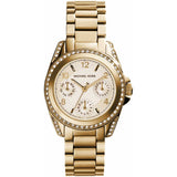 Buy Shop Michael Kors Blair Gold Dial Gold Steel Strap Watch for Women - MK5639 USA Online