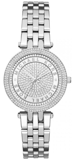 Buy Shop Michael Kors Darci Silver Dial Silver Steel Strap Watch for Women - MK3476 USA Online