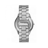Buy Shop Michael Kors Slim Runway Quartz Pink Dial Silver Steel Strap Watch For Women - MK3380 USA Online