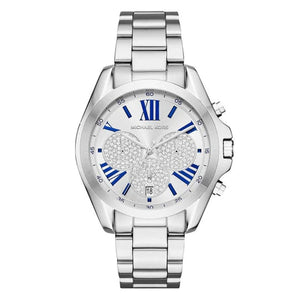 Buy Shop Michael Kors Bradshaw Quartz Silver Dial Silver Steel Strap Watch For Women - MK6320 USA Online