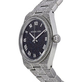 Michael Kors Channing Diamonds Black Dial Silver Steel Strap Watch for Women - MK6089