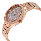 Buy Shop Michael Kors Kerry Purple Dial Rose Gold Stainless Steel Strap Watch for Women - MK3482 USA Online