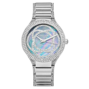 Buy Shop Michael Kors Kerry Mother of Pearl Dial Silver Strap Watch for Women - MK3480 USA Online