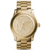 Buy Shop Michael Kors Runway Gold Dial Gold Steel Strap Watch for Women - MK5786 USA Online