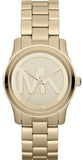 Buy Shop Michael Kors Runway Gold Dial Gold Steel Strap Watch for Women - MK5786 USA Online
