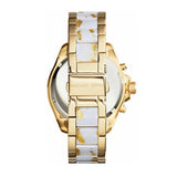 Buy Shop Michael Kors Wren Diamonds Gold Dial Two Tone Steel Strap Watch for Women - MK6157 USA Online