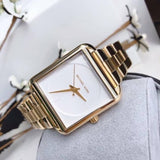 Buy Shop Michael Kors Lake Quartz White Dial Gold Steel Strap Watch For Women - MK3644 USA Online