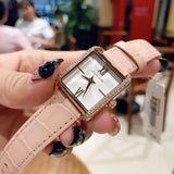 Buy Shop Michael Kors Lake Quartz White Dial Pink Leather Strap Watch For Women - MK2763 USA Online
