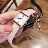Buy Shop Michael Kors Lake Quartz White Dial Pink Leather Strap Watch For Women - MK2763 USA Online