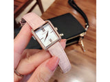 Buy Shop Michael Kors Lake Quartz White Dial Pink Leather Strap Watch For Women - MK2763 USA Online