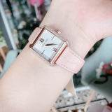 Buy Shop Michael Kors Lake Quartz White Dial Pink Leather Strap Watch For Women - MK2763 USA Online