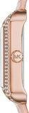 Buy Shop Michael Kors Lake Quartz White Dial Pink Leather Strap Watch For Women - MK2763 USA Online
