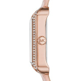 Buy Shop Michael Kors Lake Quartz White Dial Pink Leather Strap Watch For Women - MK2763 USA Online