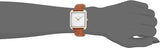 Buy Shop Michael Kors Lake White Dial Brown Leather Strap Watch For Women - MK2584 USA Online