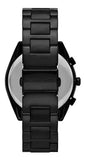 Buy Shop Michael Kors Langford Chronograph Black Dial Black Steel Strap Watch For Men - MK8993 USA Online