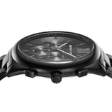 Buy Shop Michael Kors Langford Chronograph Black Dial Black Steel Strap Watch For Men - MK8993 USA Online