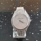 Buy Shop Michael Kors Lauryn Analog Crystals Silver Dial Silver Steel Strap Watch For Women - MK3717 USA Online
