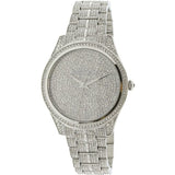 Buy Shop Michael Kors Lauryn Analog Crystals Silver Dial Silver Steel Strap Watch For Women - MK3717 USA Online
