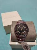 Buy Shop Michael Kors Lauryn Black Dial Purple Steel Strap Watch for Women - MK3724 USA Online
