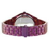 Buy Shop Michael Kors Lauryn Black Dial Purple Steel Strap Watch for Women - MK3724 USA Online
