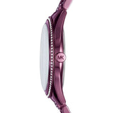 Buy Shop Michael Kors Lauryn Black Dial Purple Steel Strap Watch for Women - MK3724 USA Online
