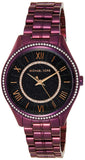 Buy Shop Michael Kors Lauryn Black Dial Purple Steel Strap Watch for Women - MK3724 USA Online