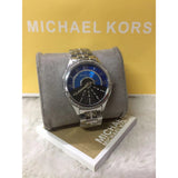 Buy Shop Michael Kors Lauryn Blue Dial Silver Steel Strap Watch for Women - MK3720 USA Online