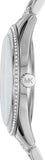 Buy Shop Michael Kors Lauryn Blue Dial Silver Steel Strap Watch for Women - MK3720 USA Online