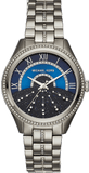 Buy Shop Michael Kors Lauryn Blue Dial Silver Steel Strap Watch for Women - MK3720 USA Online