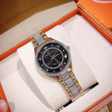 Buy Shop Michael Kors Lauryn Crystal Pave Black Dial Two Tone Steel Strap Watch For Women - MK4403 USA Online