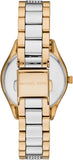 Buy Shop Michael Kors Lauryn Crystal Pave Black Dial Two Tone Steel Strap Watch For Women - MK4403 USA Online