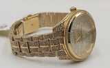 Buy Shop Michael Kors Lauryn Crystals Gold Dial Gold Steel Strap Watch For Women - MK3930 USA Online