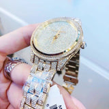 Buy Shop Michael Kors Lauryn Crystals Gold Dial Gold Steel Strap Watch For Women - MK3930 USA Online