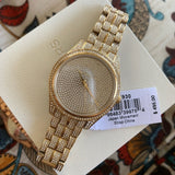 Buy Shop Michael Kors Lauryn Crystals Gold Dial Gold Steel Strap Watch For Women - MK3930 USA Online
