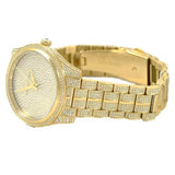 Buy Shop Michael Kors Lauryn Crystals Gold Dial Gold Steel Strap Watch For Women - MK3930 USA Online