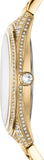 Buy Shop Michael Kors Lauryn Crystals Gold Dial Gold Steel Strap Watch For Women - MK3930 USA Online