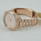 Buy Shop Michael Kors Lauryn Crystals Rose Gold Dial Rose Gold Steel Strap Watch For Women - MK3931 USA Online