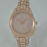 Buy Shop Michael Kors Lauryn Crystals Rose Gold Dial Rose Gold Steel Strap Watch For Women - MK3931 USA Online