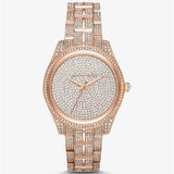 Buy Shop Michael Kors Lauryn Crystals Rose Gold Dial Rose Gold Steel Strap Watch For Women - MK3931 USA Online
