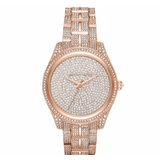Buy Shop Michael Kors Lauryn Crystals Rose Gold Dial Rose Gold Steel Strap Watch For Women - MK3931 USA Online