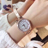 Buy Shop Michael Kors Lauryn Mother of Pearl Dial Rose Gold Steel Strap Watch for Women - MK3716 USA Online